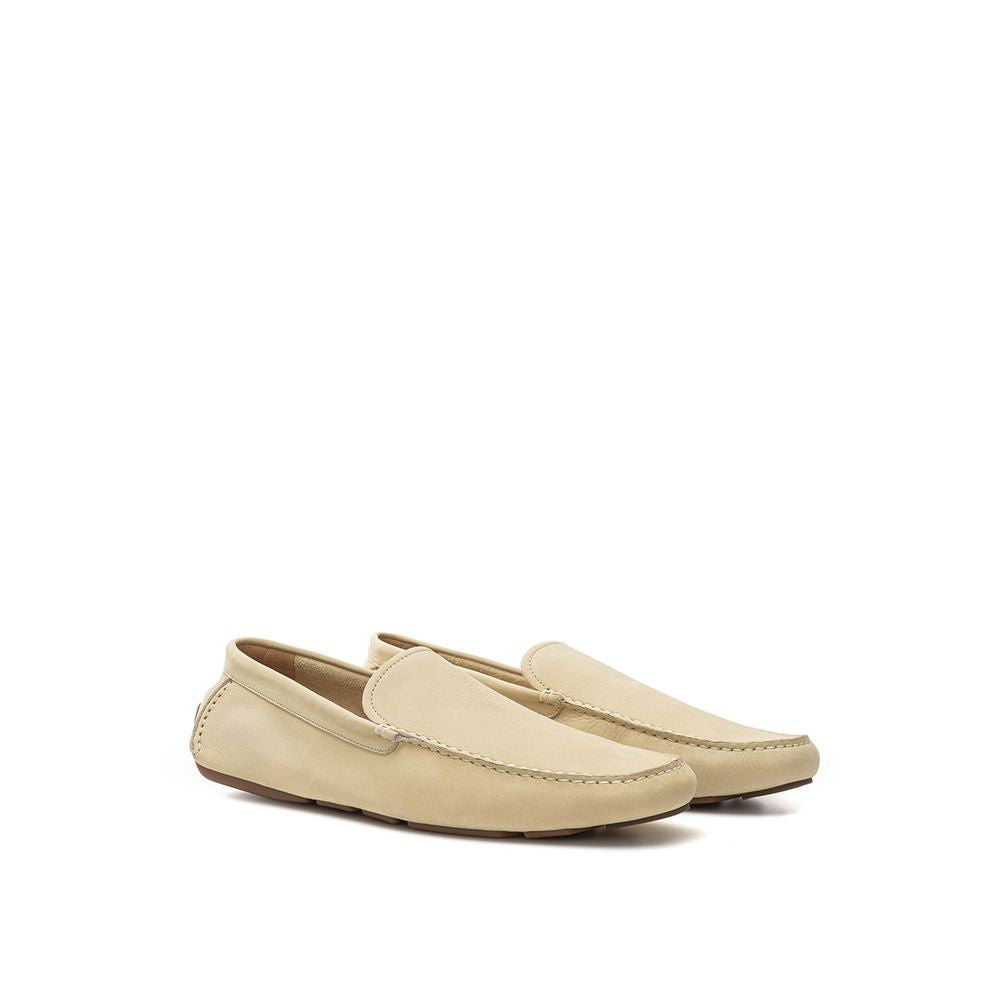 Bally mocassins van beige leer