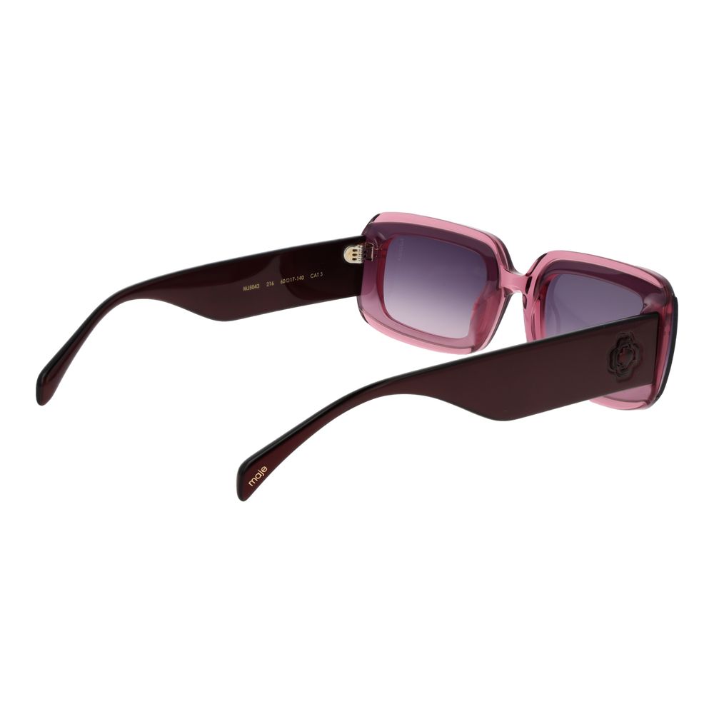 Lunettes de soleil roses pour femmes Maje