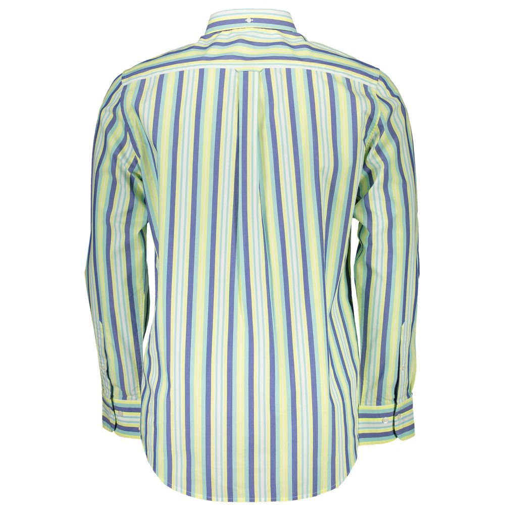 Chemise homme en coton jaune Gant