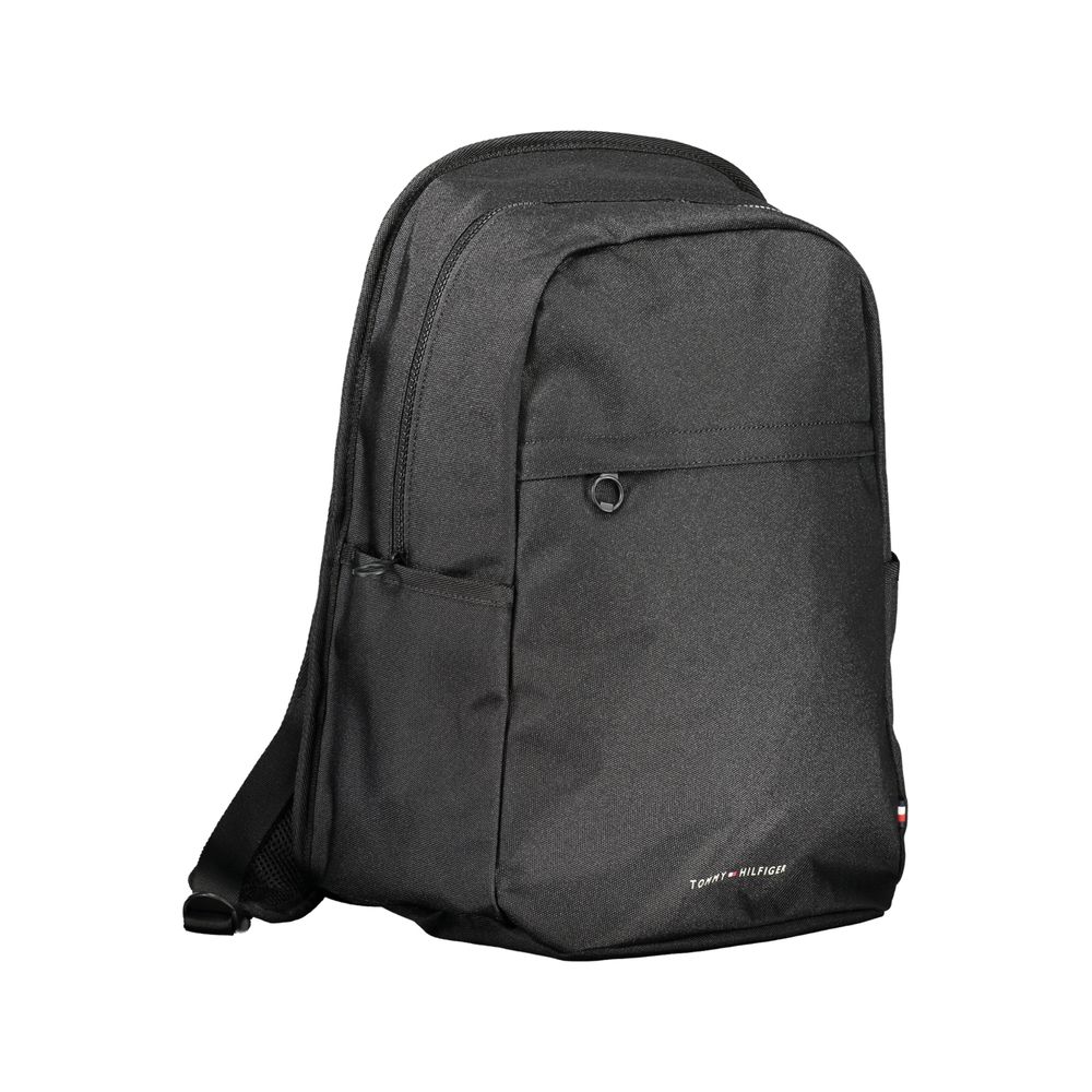 Tommy Hilfiger Zwarte Polyester Rugzak