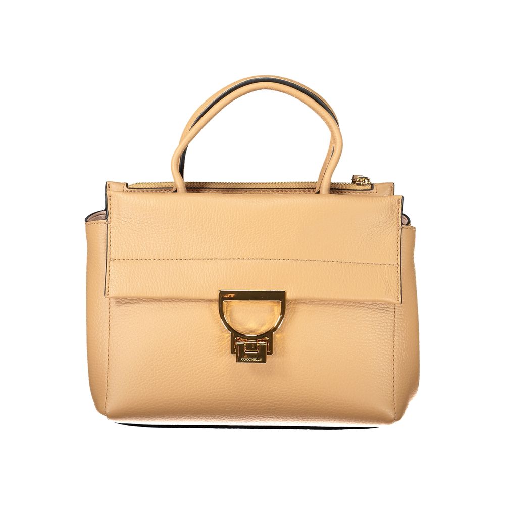 Sac à main Coccinelle en cuir marron pour femme