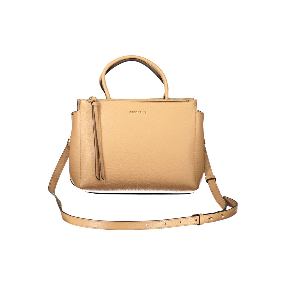 Sac à main Coccinelle en cuir marron pour femme