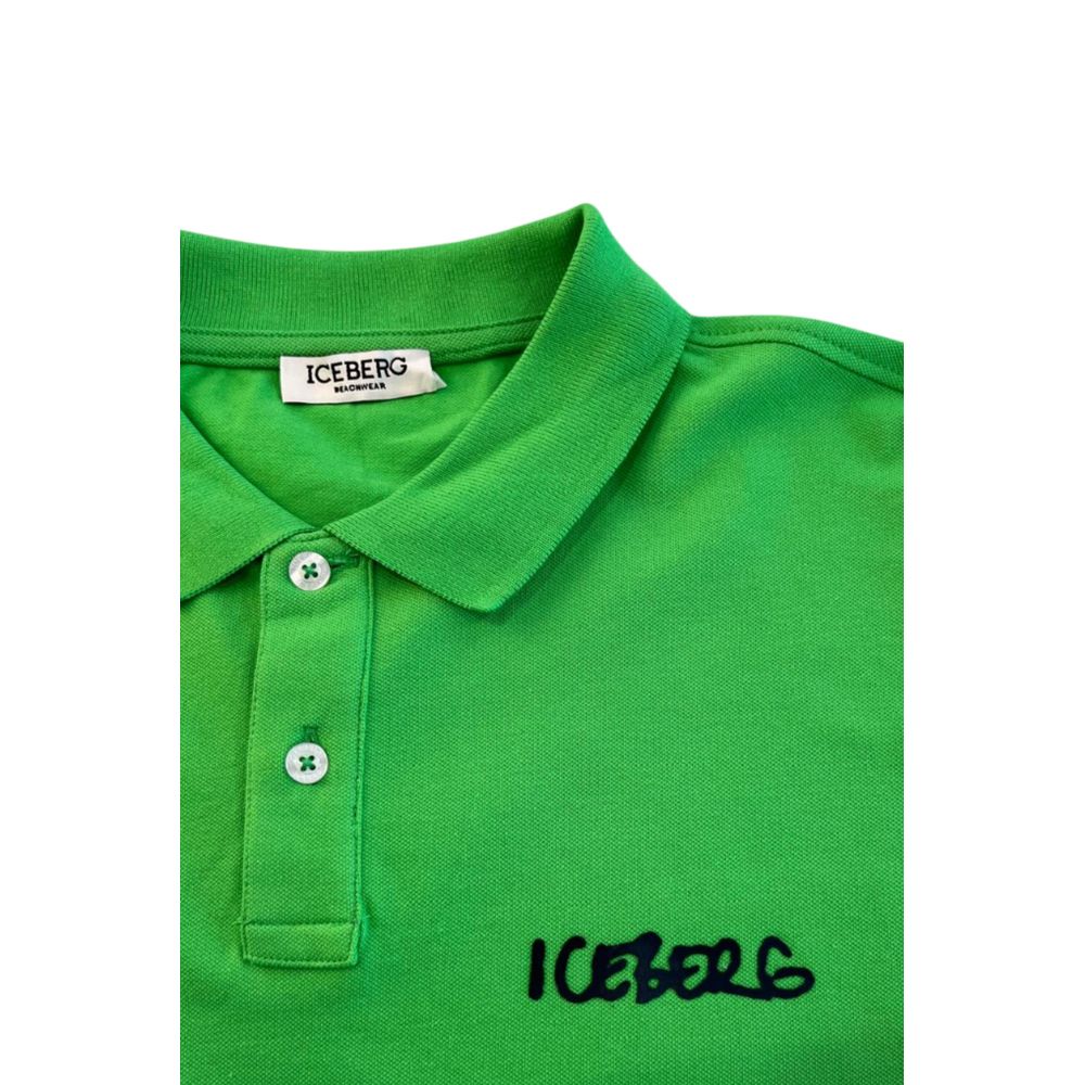 Polo homme en coton vert iceberg