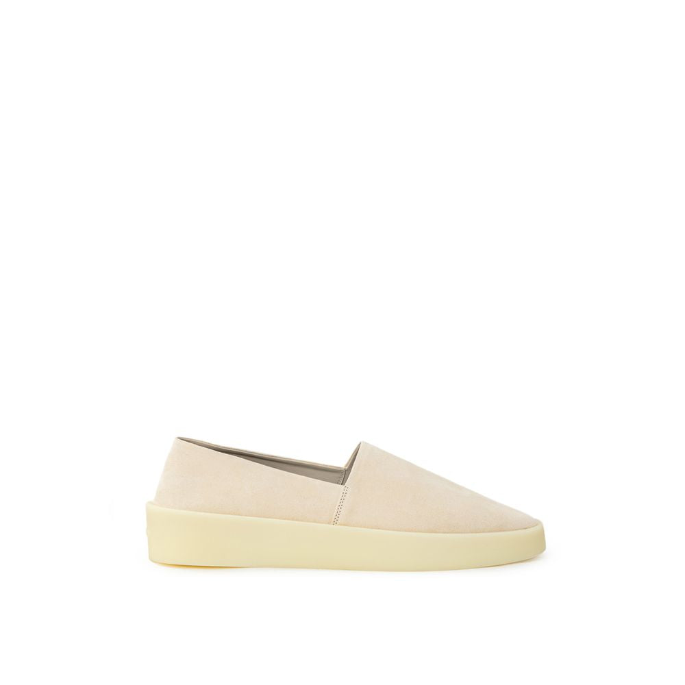 Mocassins en cuir beige à enfiler Fear Of God