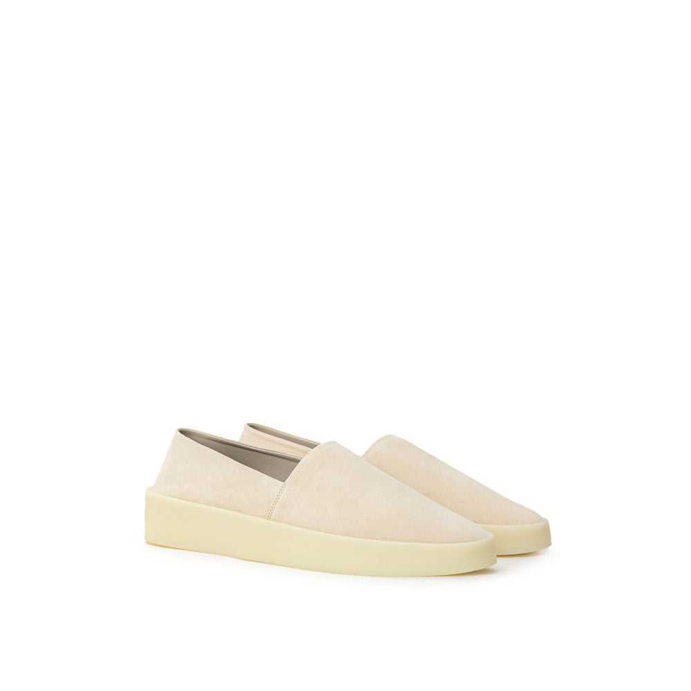 Mocassins en cuir beige à enfiler Fear Of God