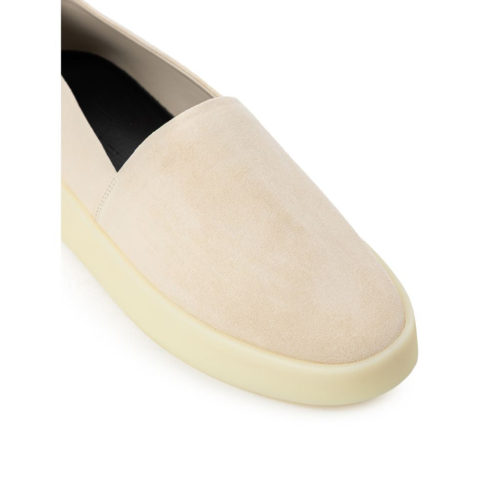 Mocassins en cuir beige à enfiler Fear Of God