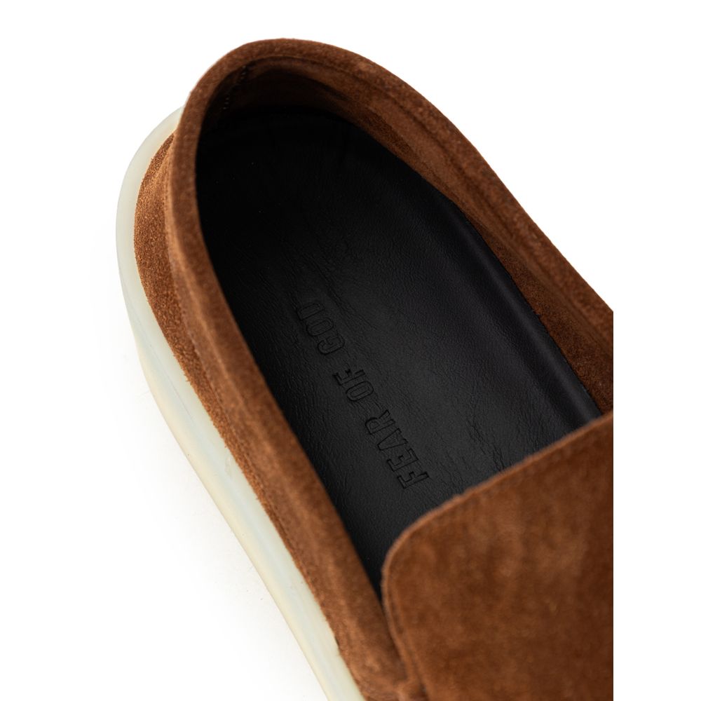 Fear Of God Bruine Lederen Slip-On Loafer