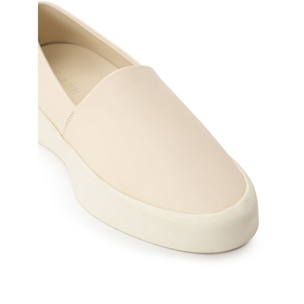 Fear Of God Beige Lederen Slip-On Loafer