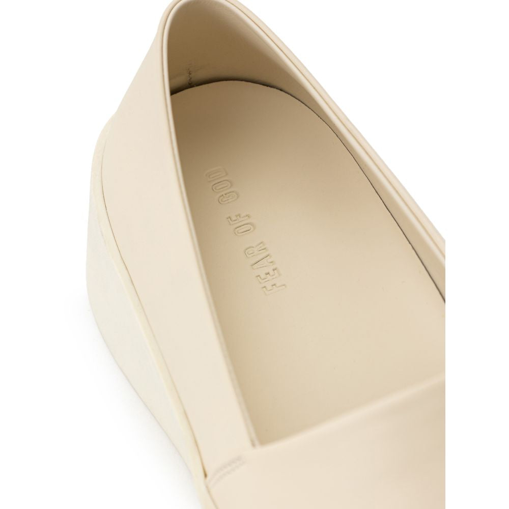 Fear Of God Beige Lederen Slip-On Loafer