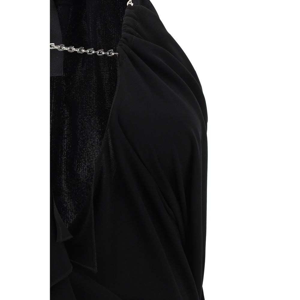 Robe midi Givenchy avec décolleté en halter