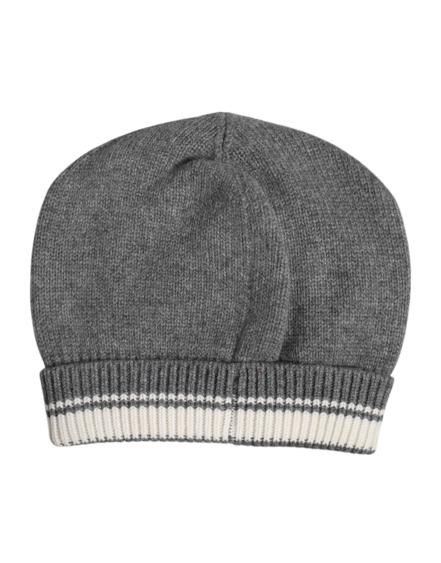 Bonnet d'hiver tricoté en cachemire gris Dolce & Gabbana