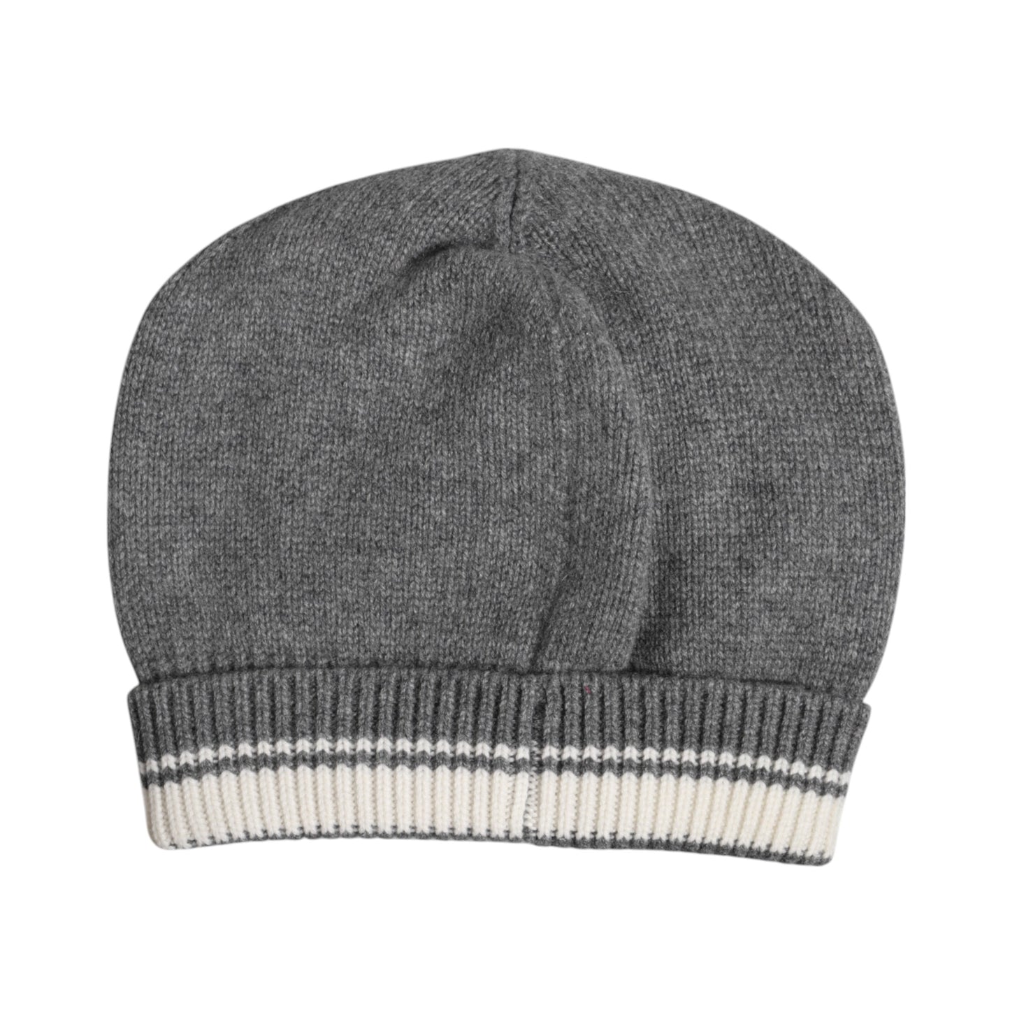 Bonnet d'hiver tricoté en cachemire gris Dolce & Gabbana