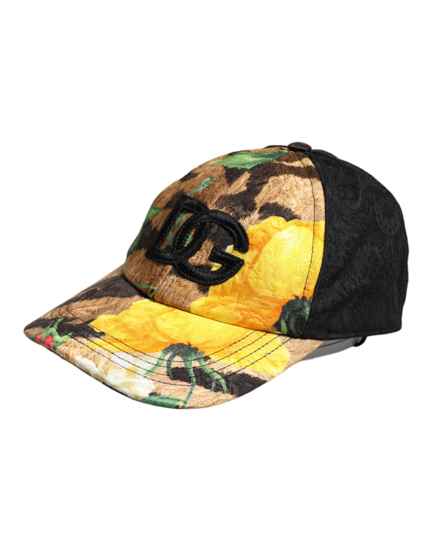 Casquette de baseball Dolce & Gabbana multicolore à 6 panneaux avec logo DG