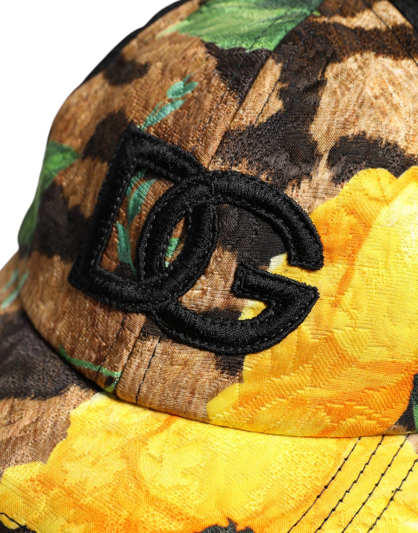 Casquette de baseball Dolce & Gabbana multicolore à 6 panneaux avec logo DG