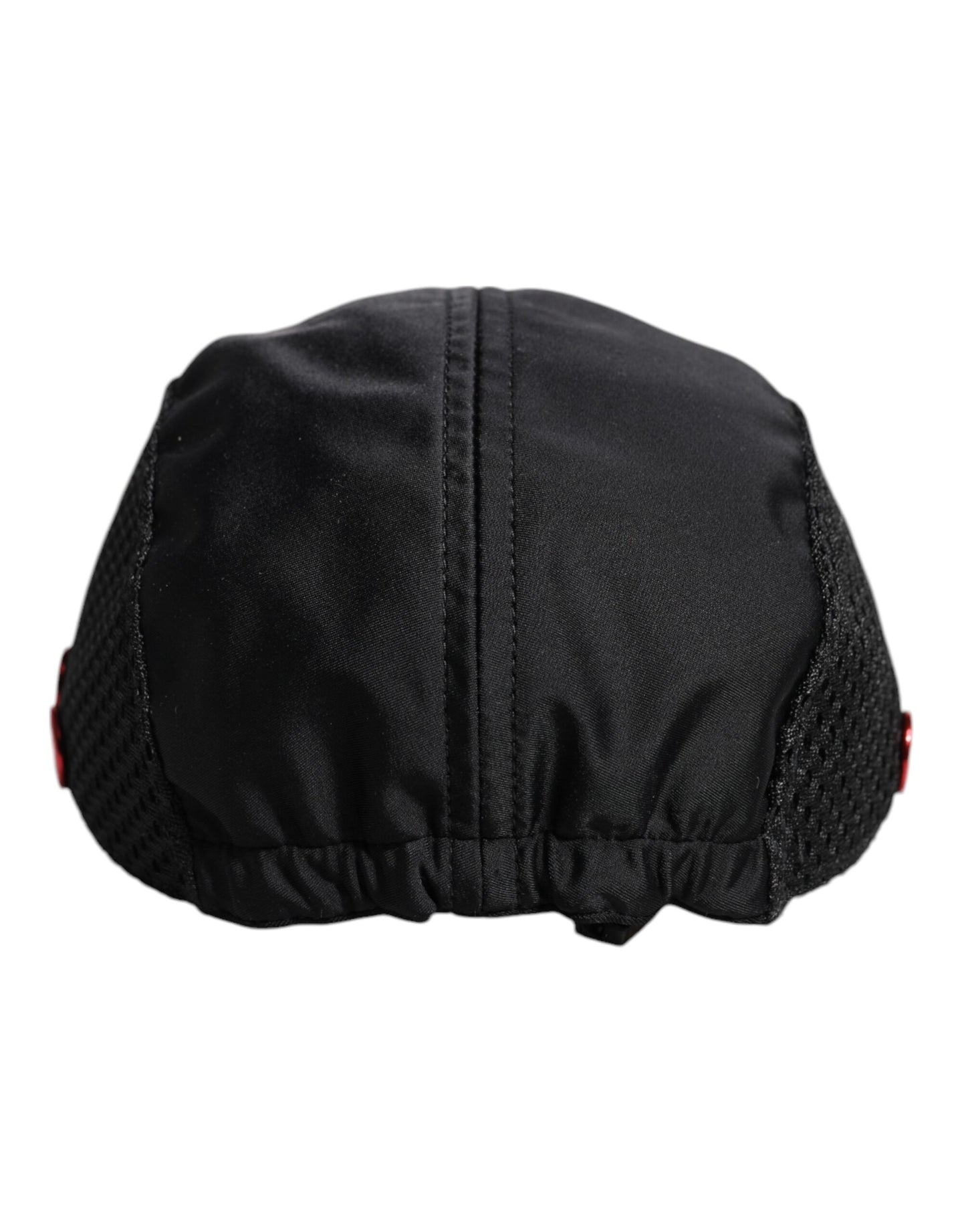 Casquette de baseball Dolce & Gabbana en nylon noir avec logo DG à 6 panneaux