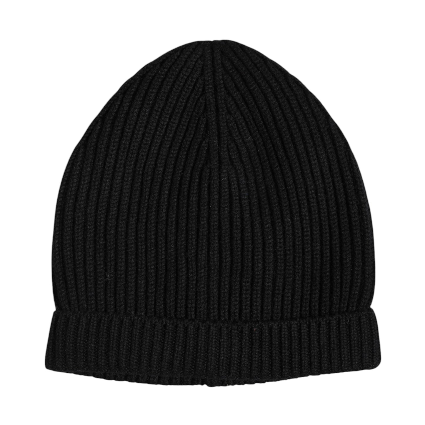 Bonnet d'hiver tricoté en cachemire noir Dolce & Gabbana