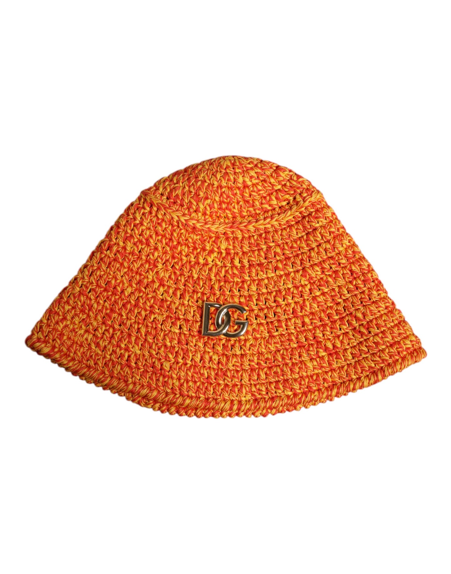 Bob Dolce & Gabbana en coton orange avec logo DG au crochet