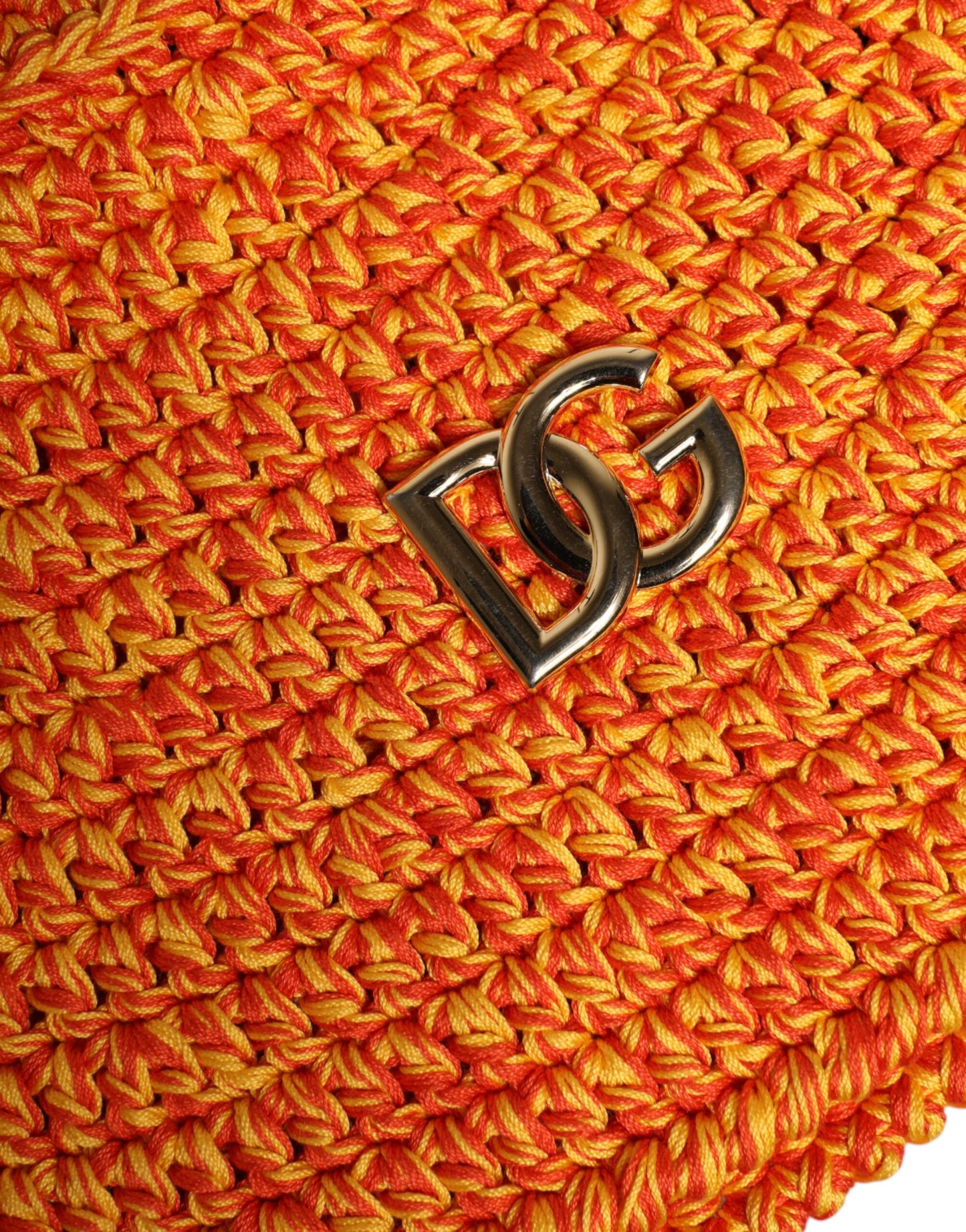Bob Dolce & Gabbana en coton orange avec logo DG au crochet
