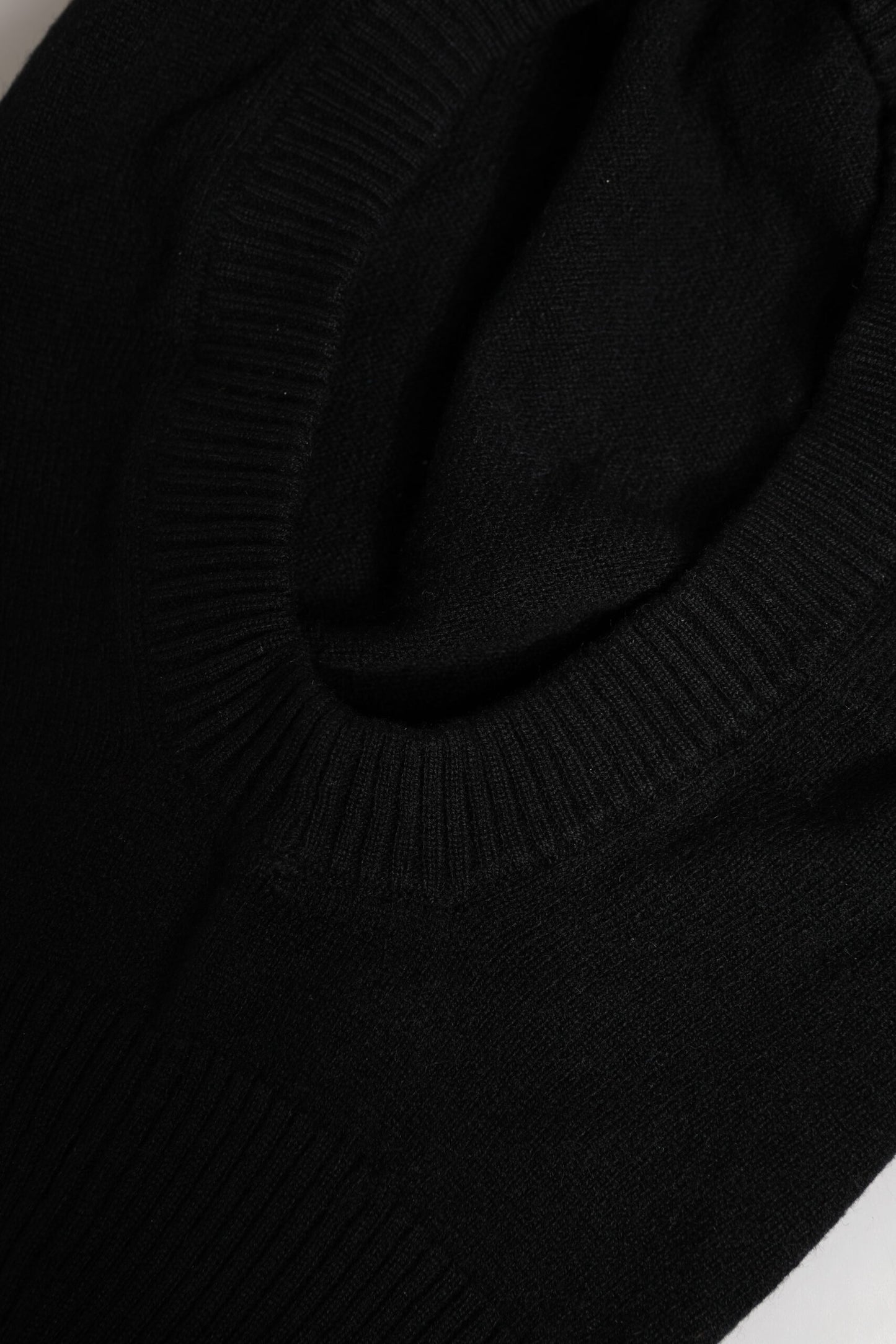 Cagoule de ski en cachemire noir Dolce & Gabbana