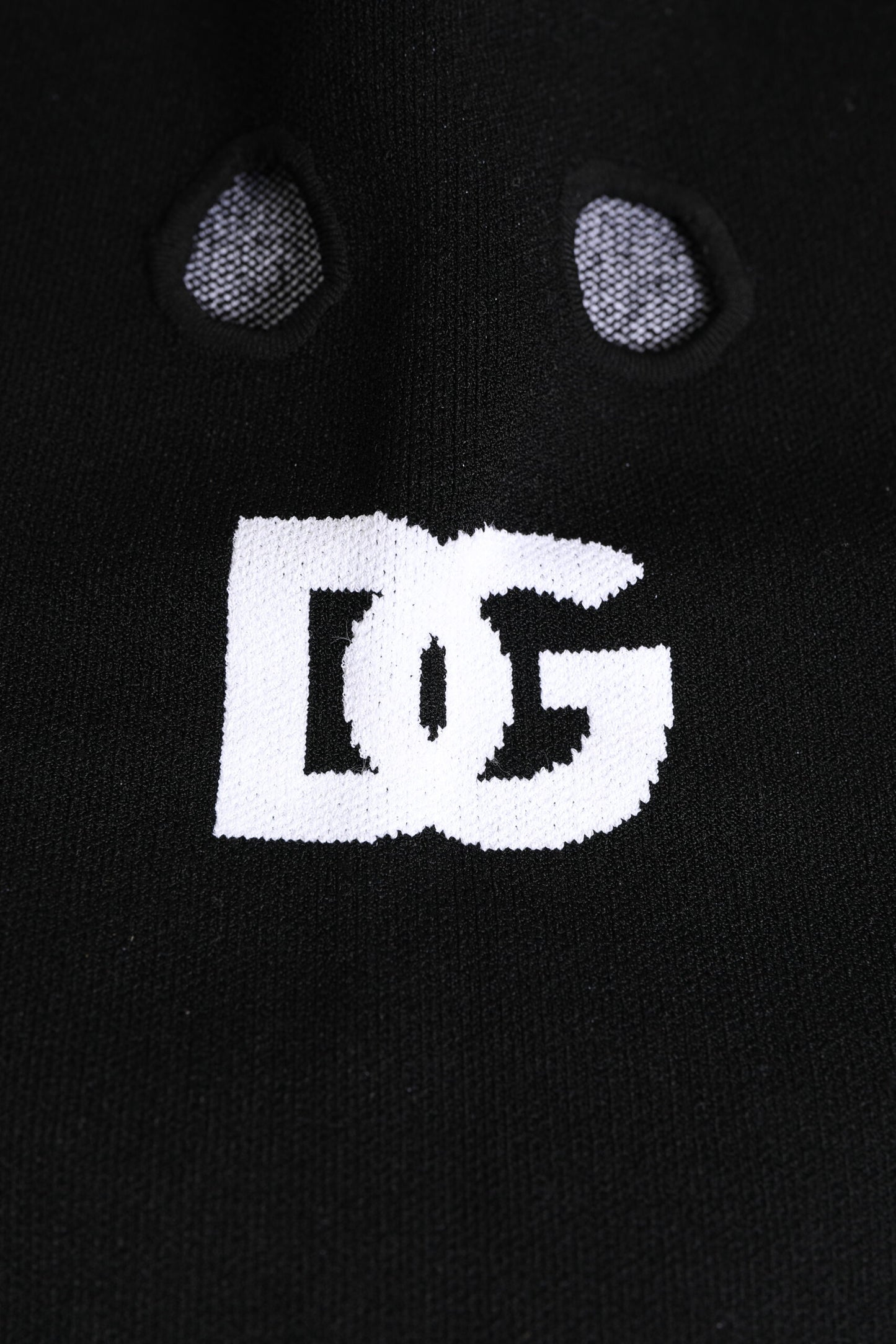 Dolce & Gabbana Zwarte Kasjmier Gebreide Skimasker Balaclava Muts