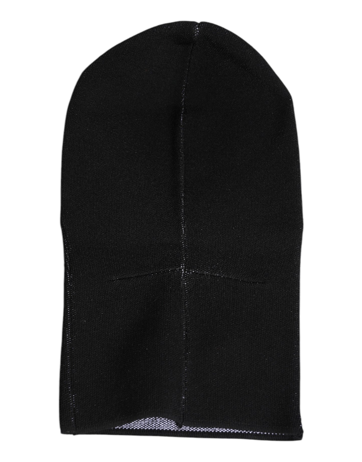 Dolce & Gabbana Zwarte Kasjmier Gebreide Skimasker Balaclava Muts