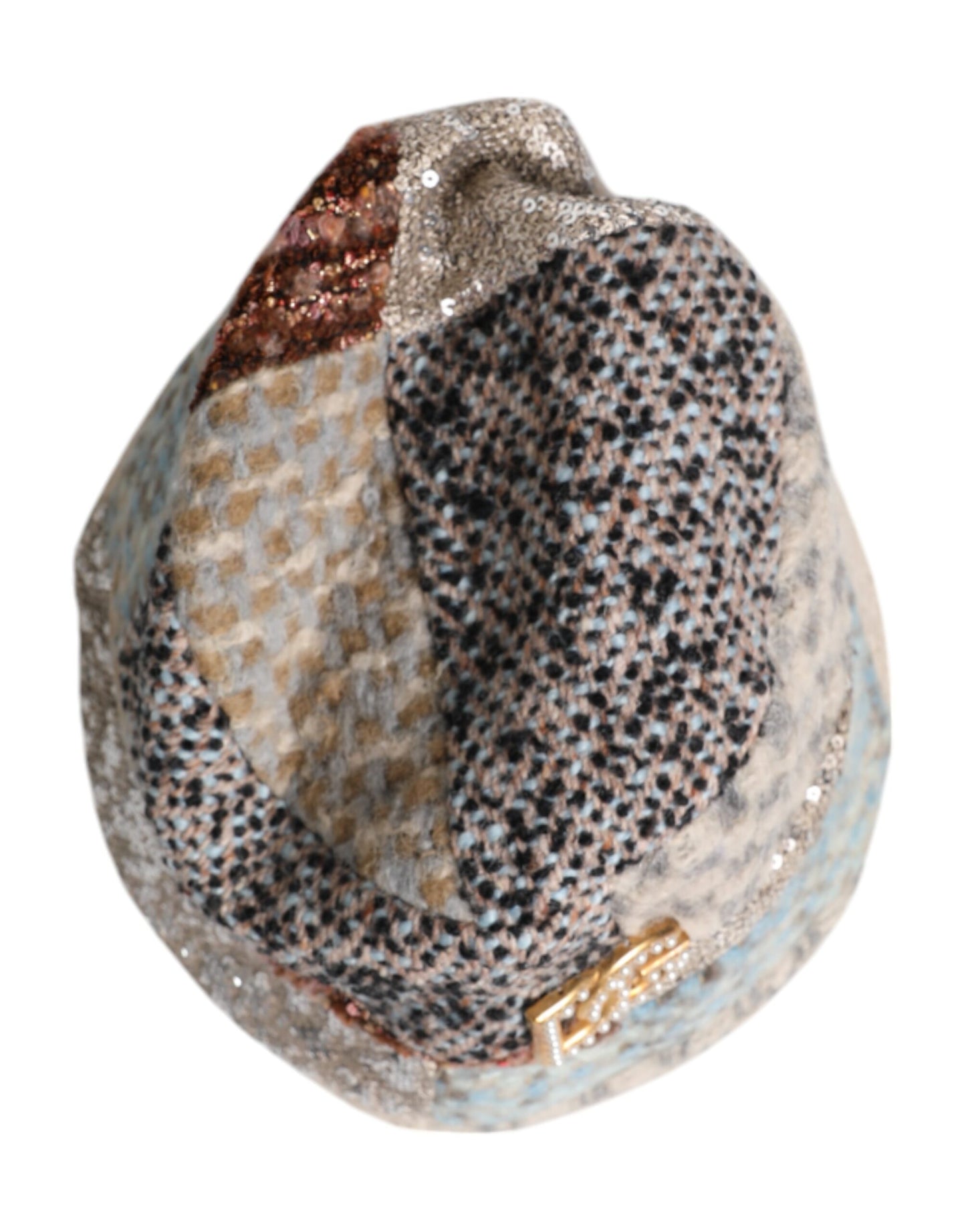 Dolce & Gabbana Multicolor Patchwork Versierde Bucket Hat
