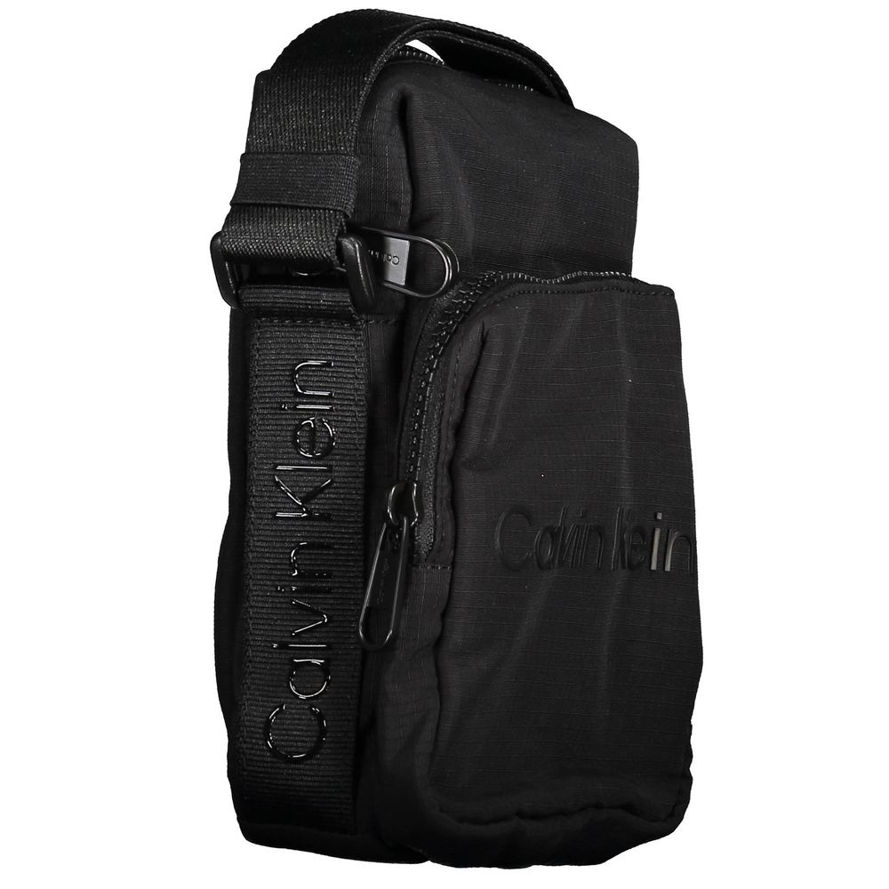 Sac à bandoulière en nylon noir Calvin Klein pour homme