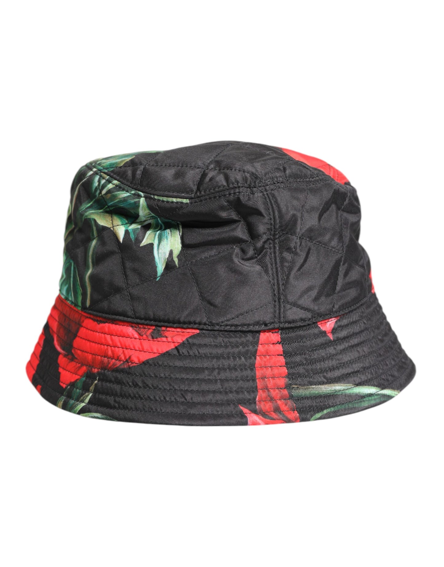 Dolce & Gabbana Multicolor DG Plaque Brede Rand Bucket Hat