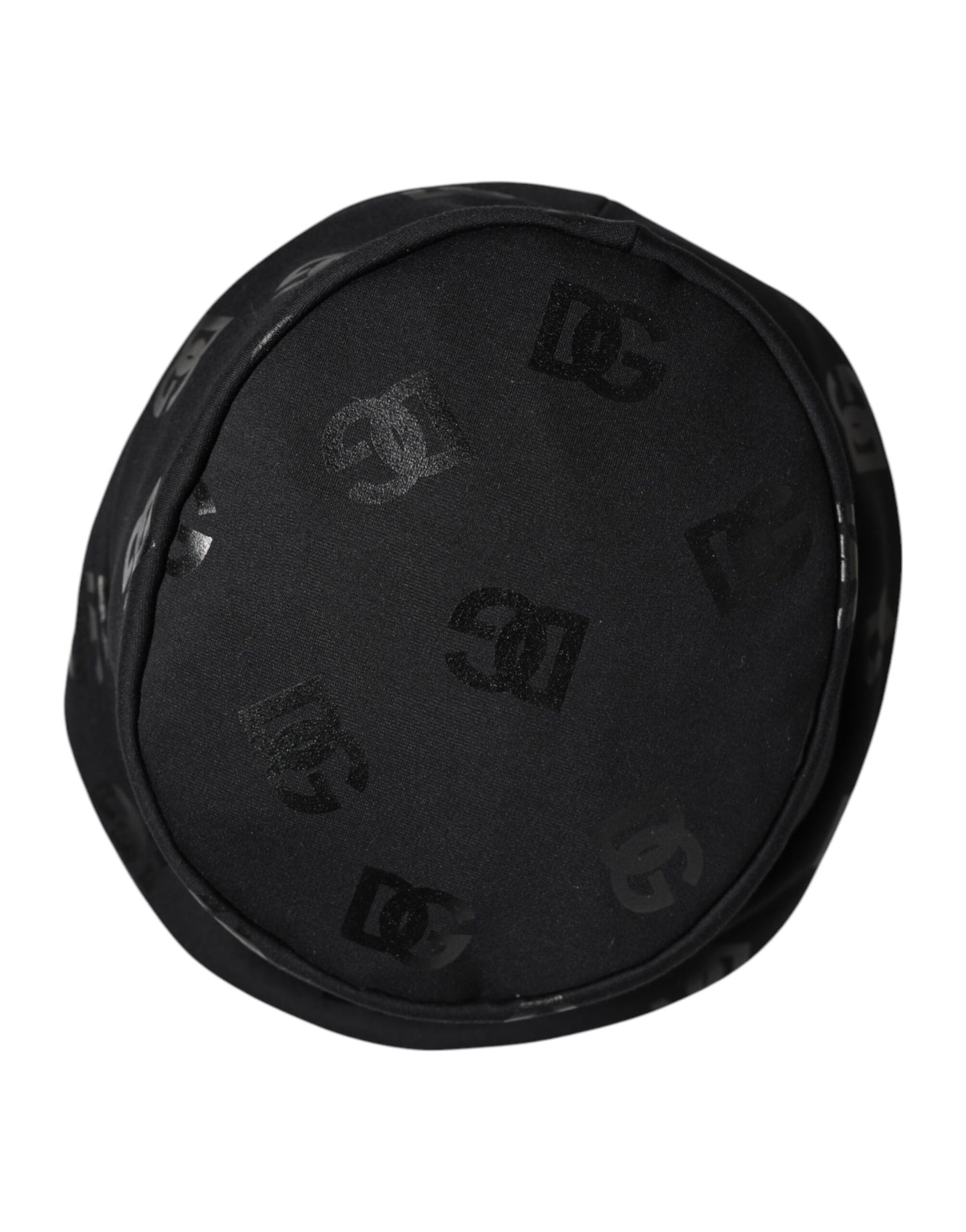 Dolce & Gabbana Zwarte DG Monogram Polyester Jacquard Bucket Hat