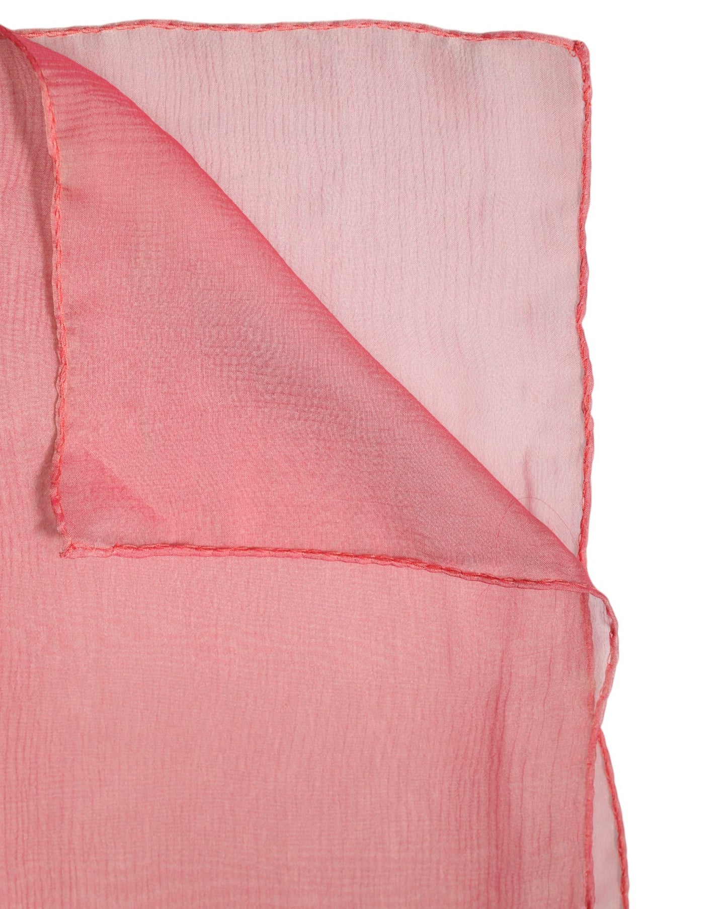 Foulard châle rectangulaire en soie rose Dolce & Gabbana pour femme