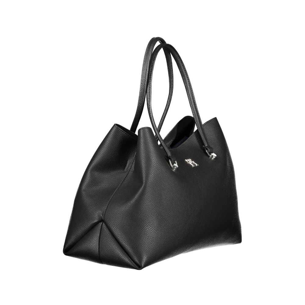 Tommy Hilfiger Zwarte Polyester Dames Handtas