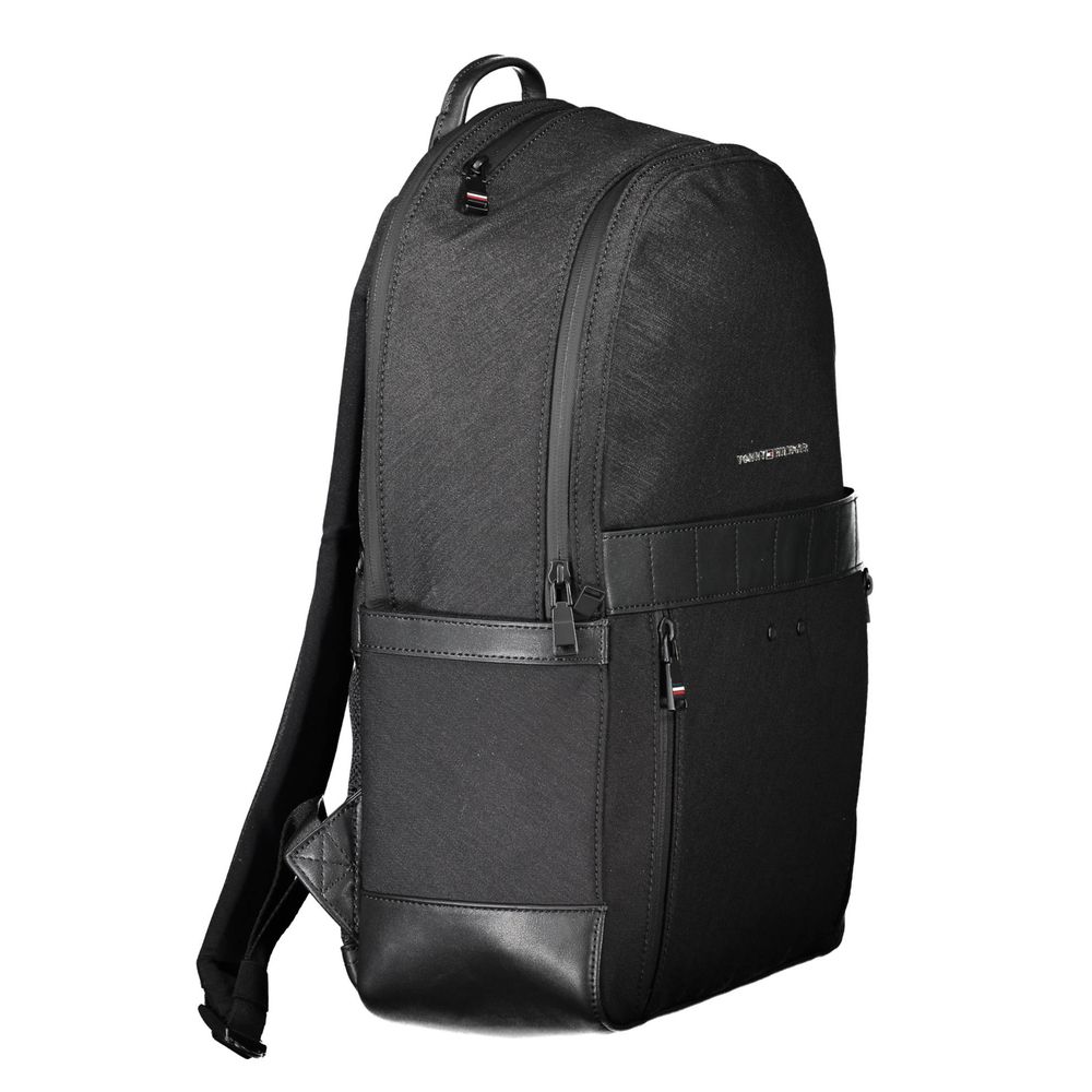 Tommy Hilfiger Zwarte Nylon Herenrugzak