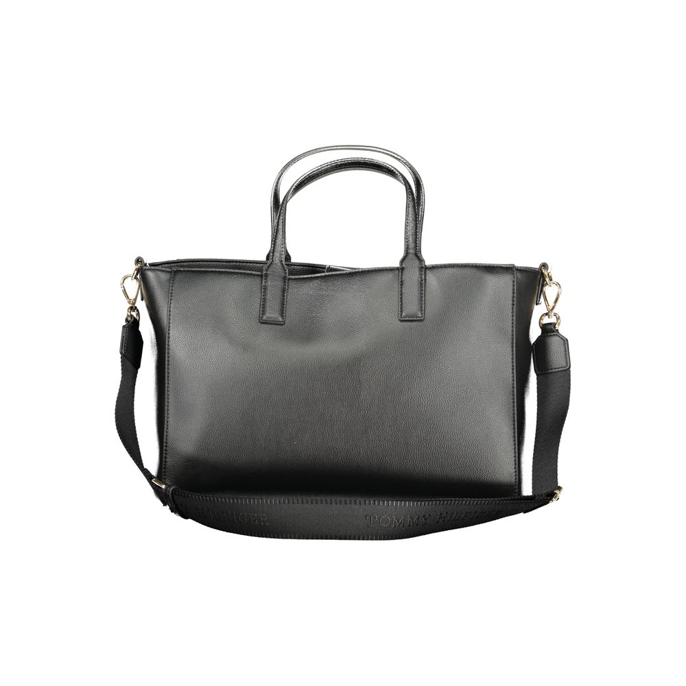 Tommy Hilfiger Zwarte Polyester Dames Handtas