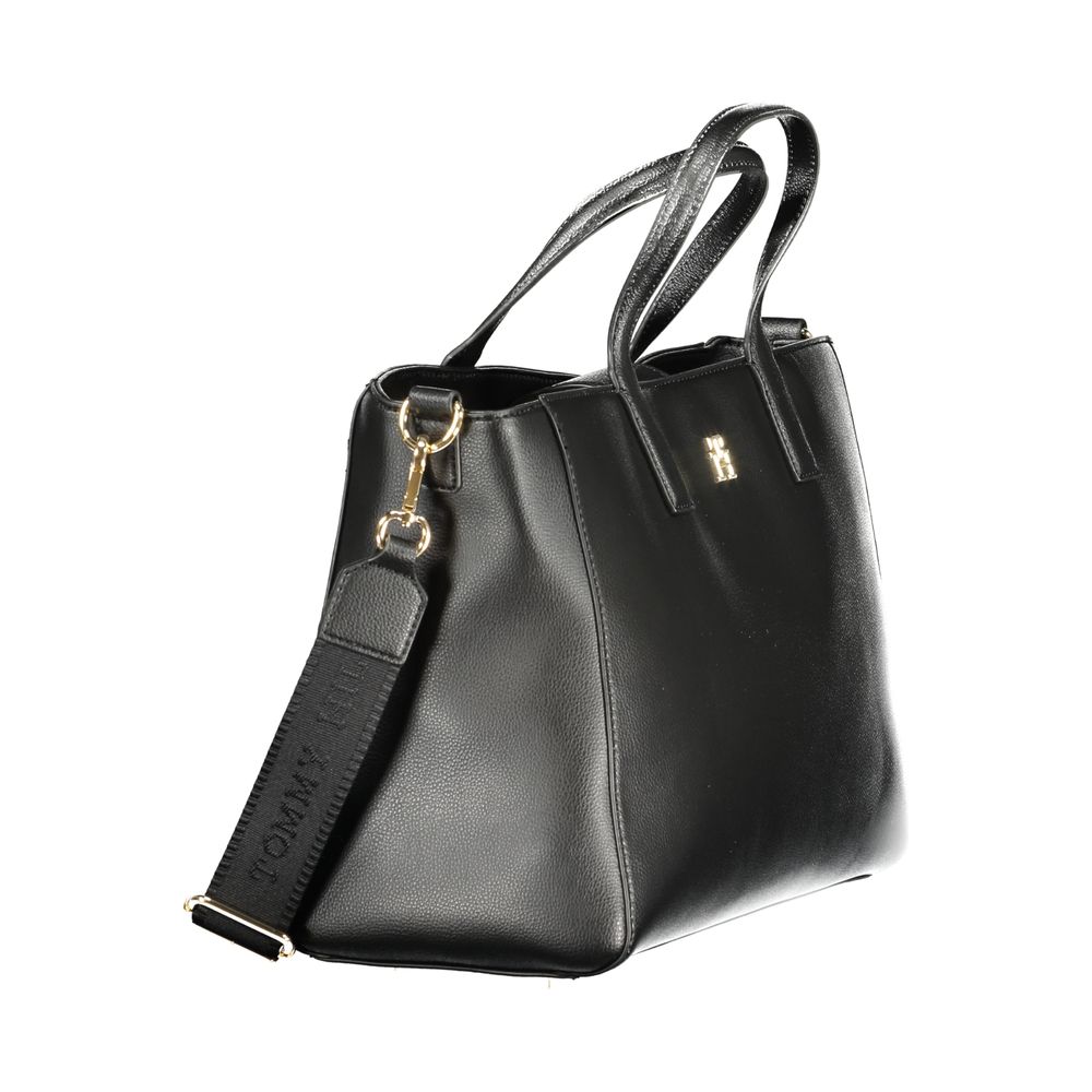 Tommy Hilfiger Zwarte Polyester Dames Handtas
