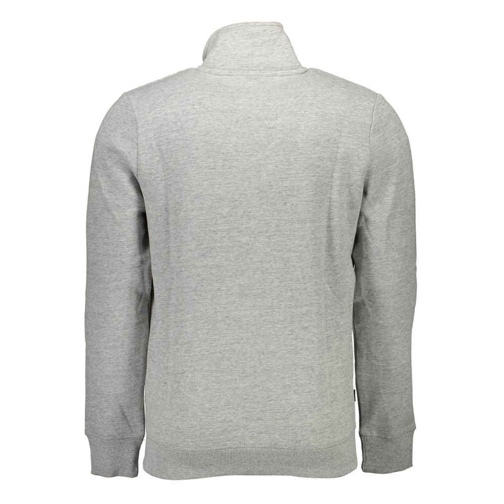 Pull Superdry gris en coton pour homme