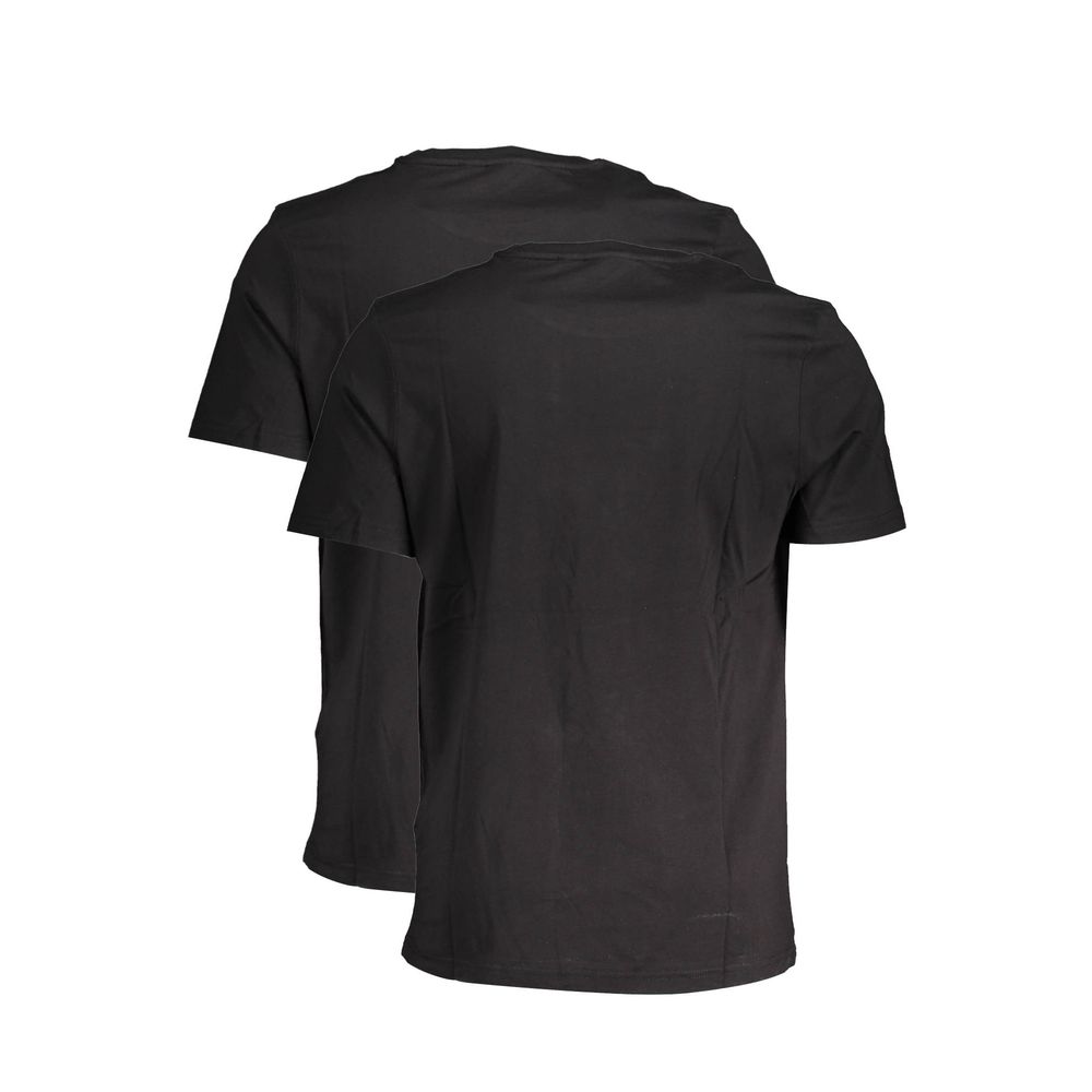 T-shirt homme en coton noir Fila