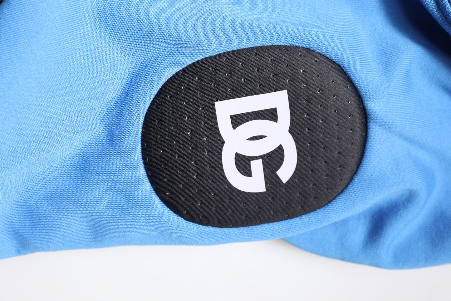 Dolce & Gabbana blauwe katoenen vest met capuchon voor heren, sportkleding.