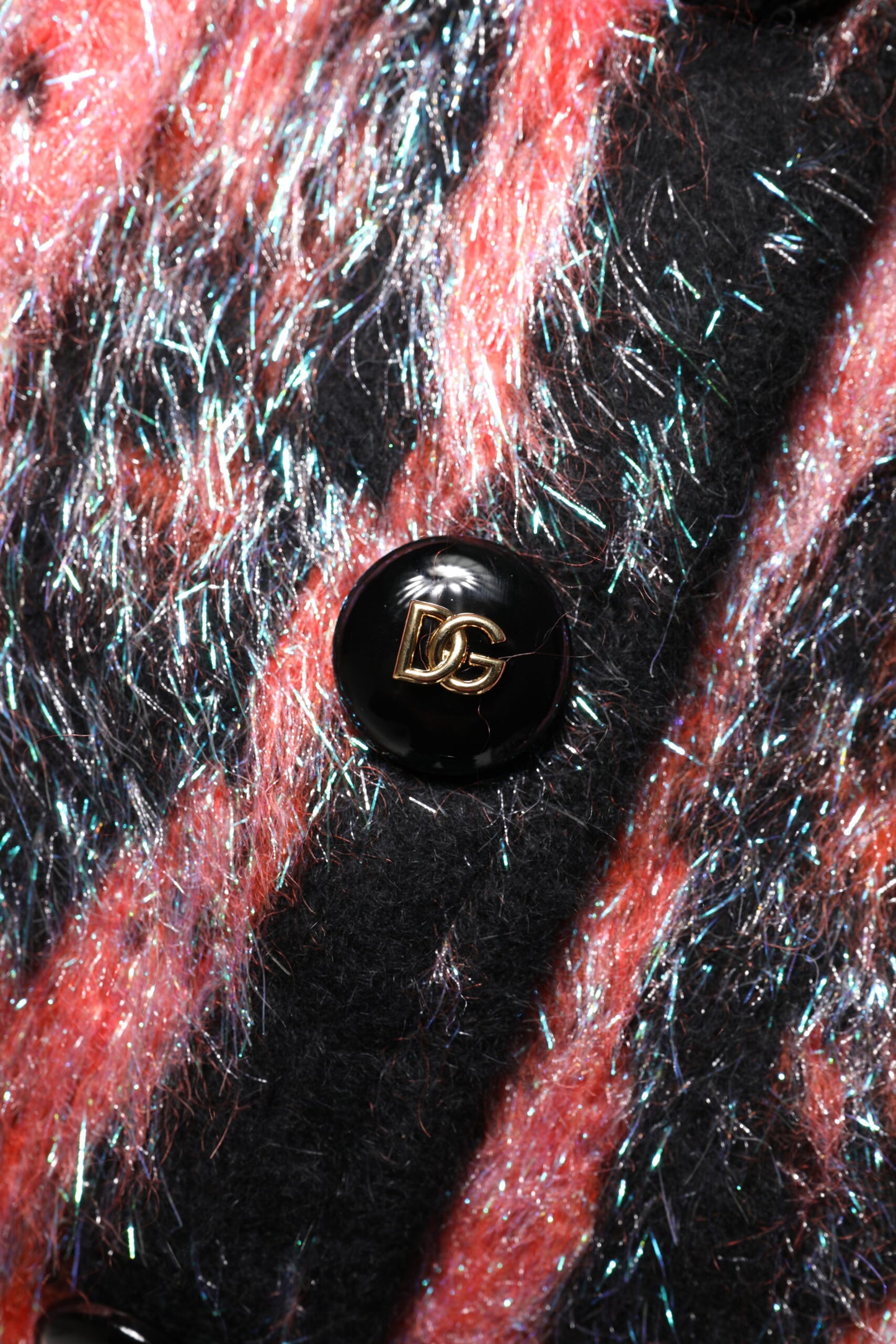 Dolce & Gabbana Cardigan en laine et mohair rouge à boutons