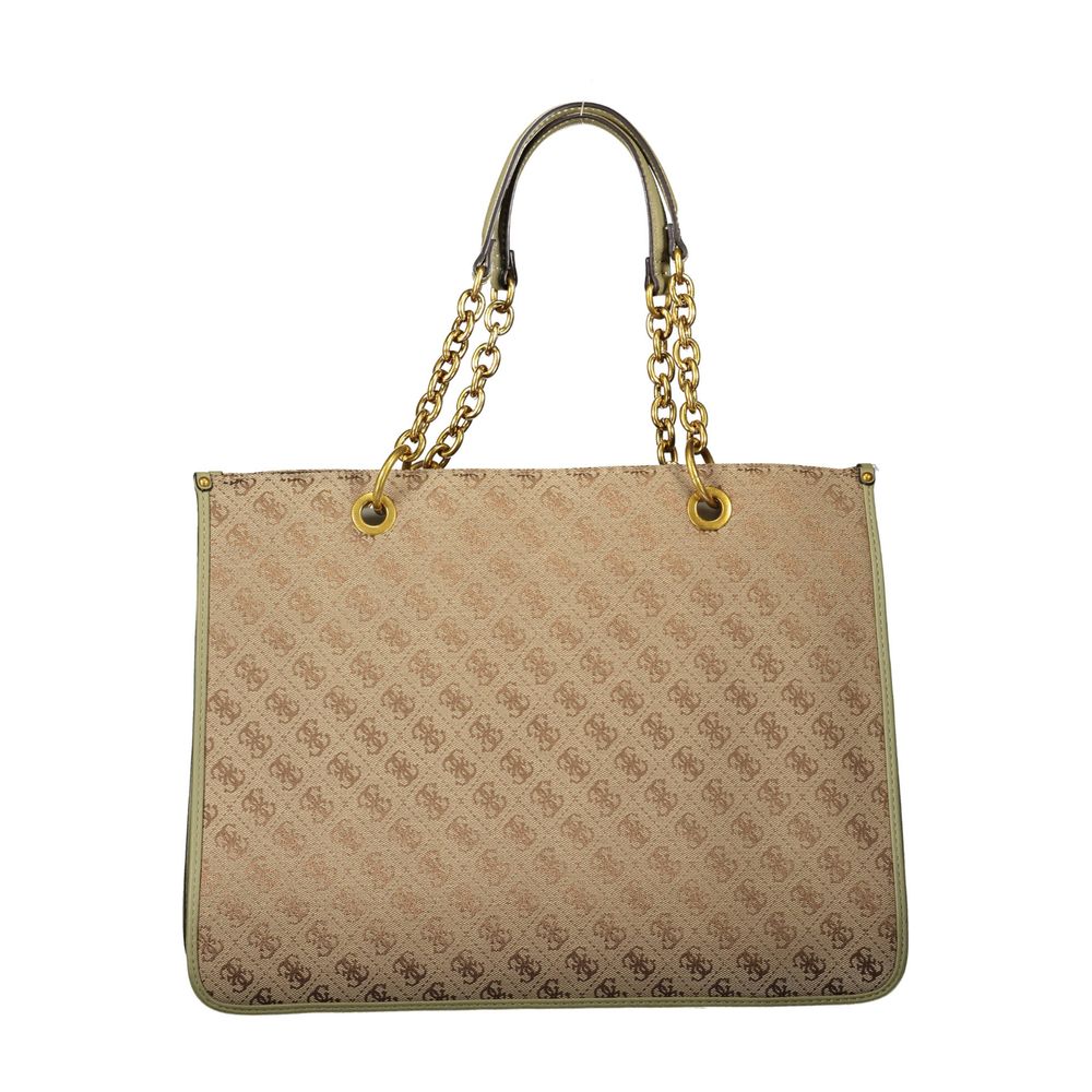 Guess Jeans Groene Polyester Dames Handtas