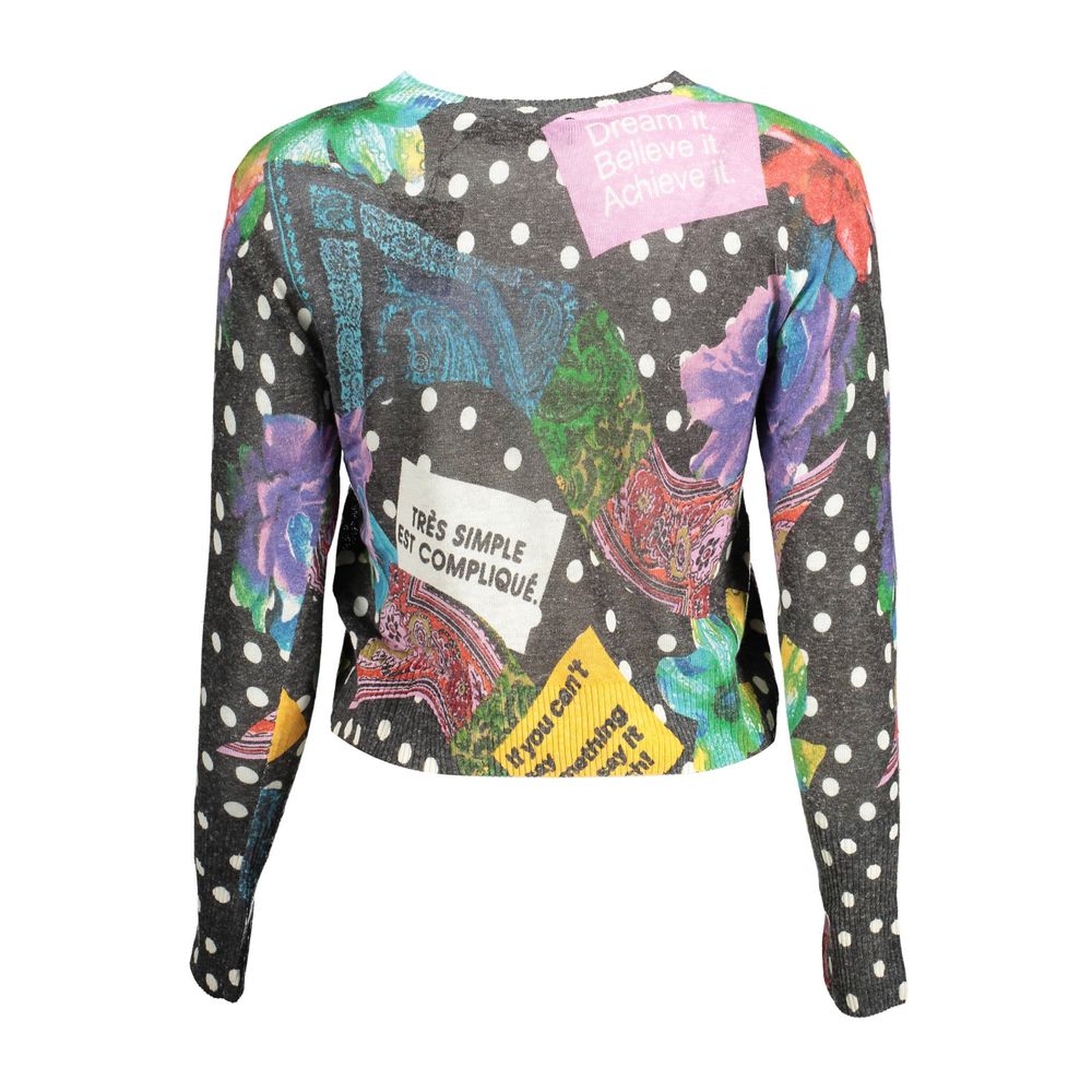 Pull en acrylique noir pour femme Desigual