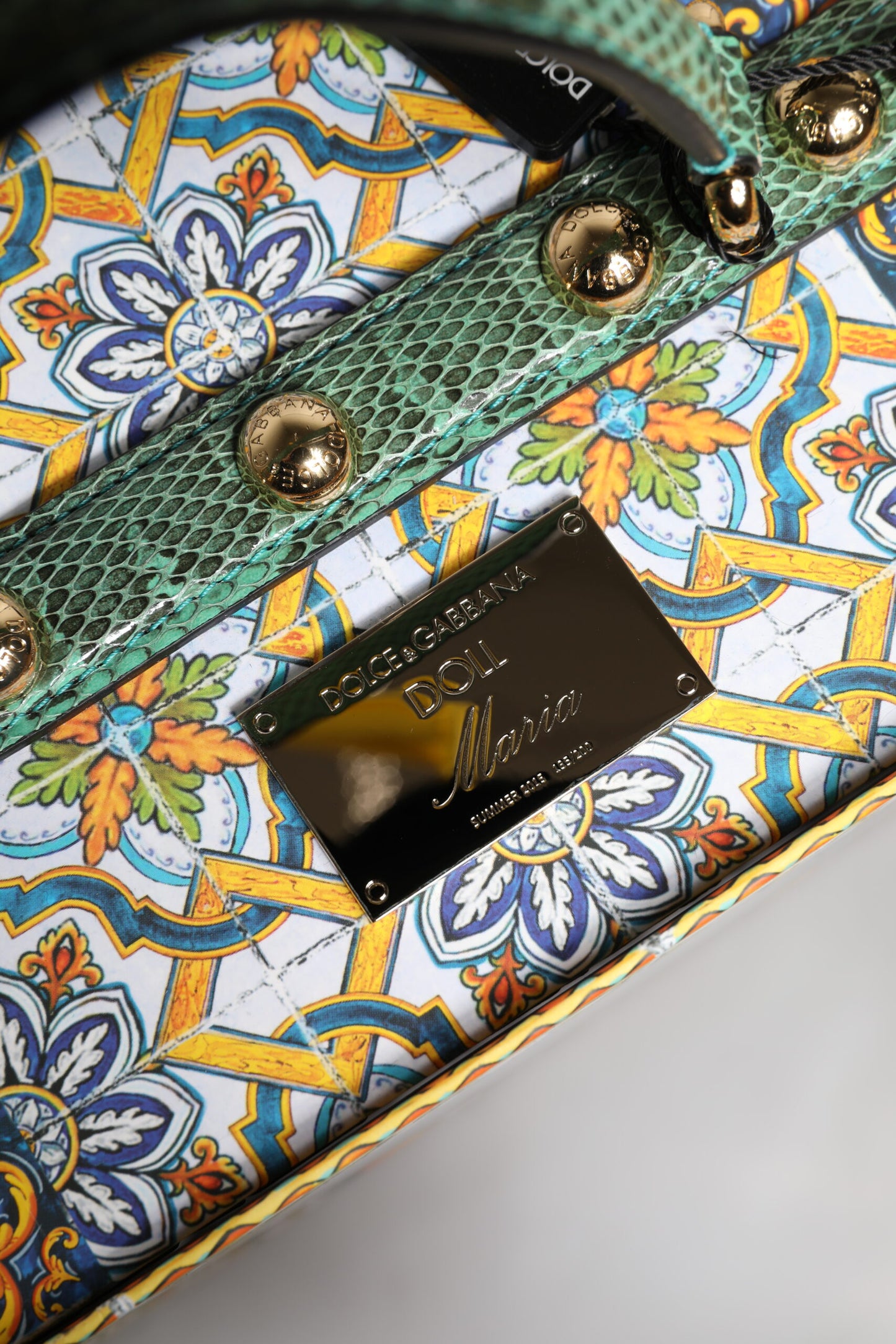 Poupées Dolce & Gabbana en céramique, porcelaine, cuir et robe noire