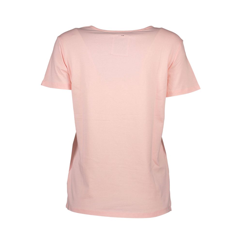 Silvian Heach Roze Katoenen Dames T-Shirt