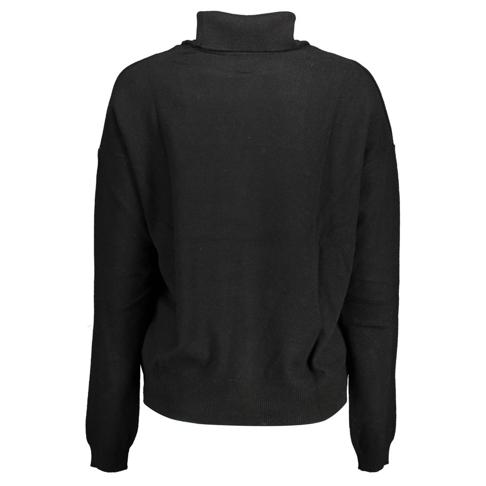 Pull en laine noir pour femme, US POLO ASSN.