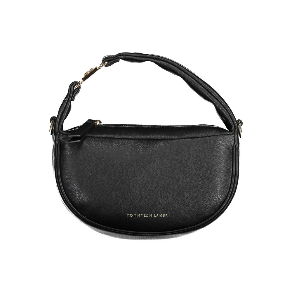 Tommy Hilfiger Zwarte Polyester Handtas
