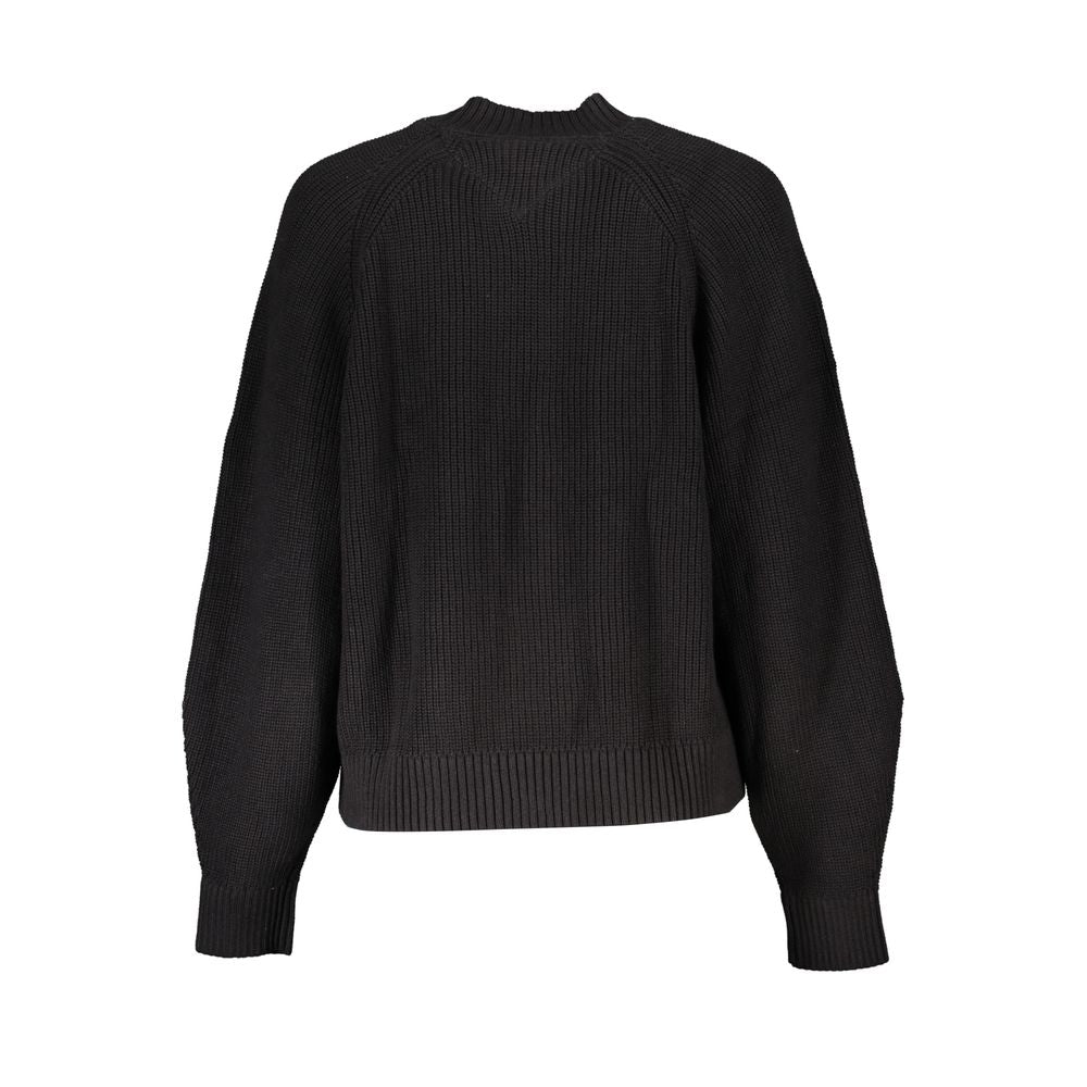 Pull en coton noir Tommy Hilfiger