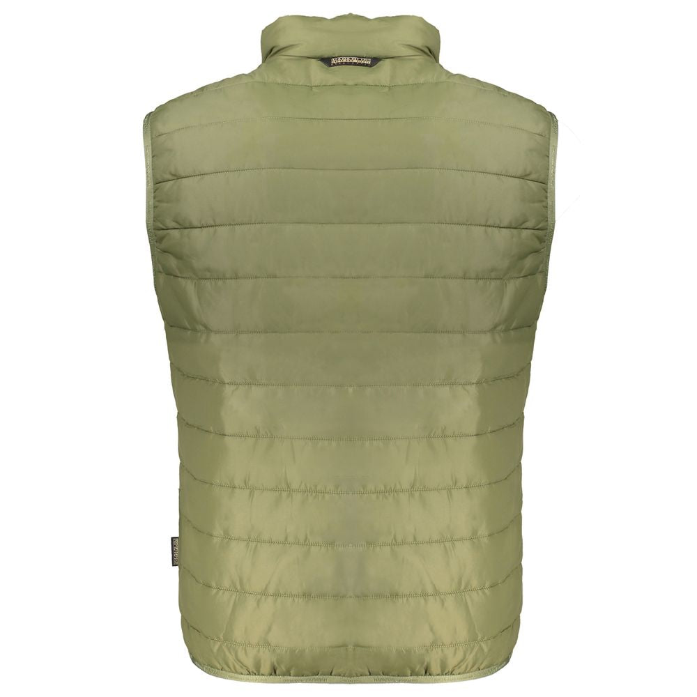 Gilet sans manches pour homme en polyester vert de Napapijri