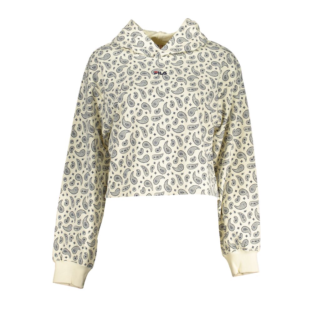 Fila witte katoenen dames sweater hoodie