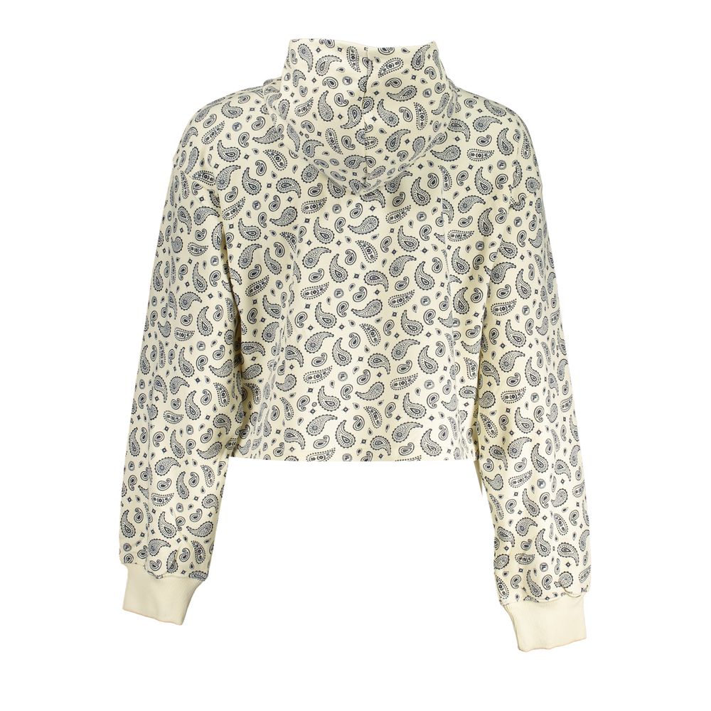 Fila witte katoenen dames sweater hoodie