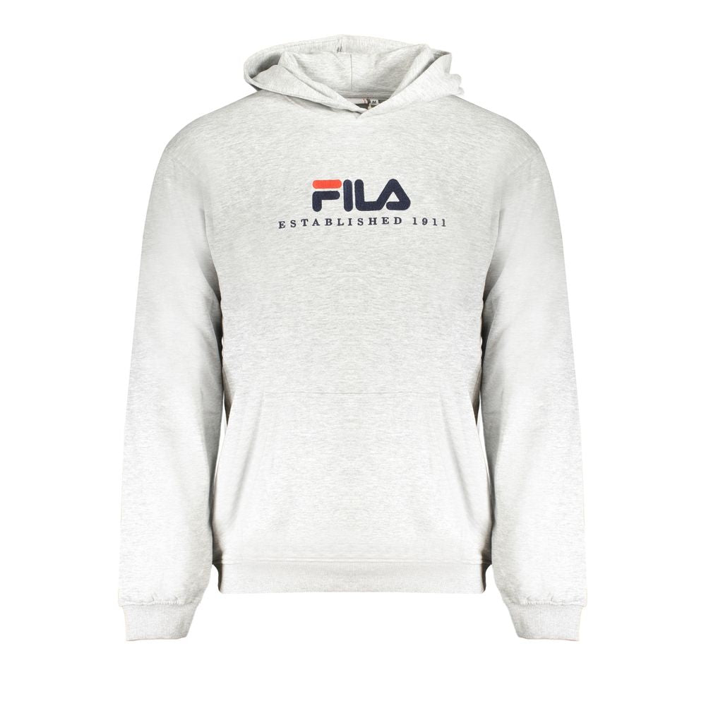 Fila grijze katoenen herensweater