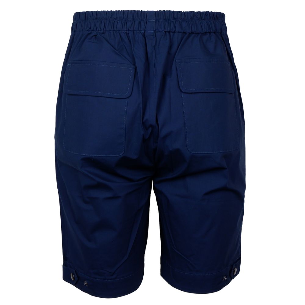 Short en coton bleu Alpha Studio